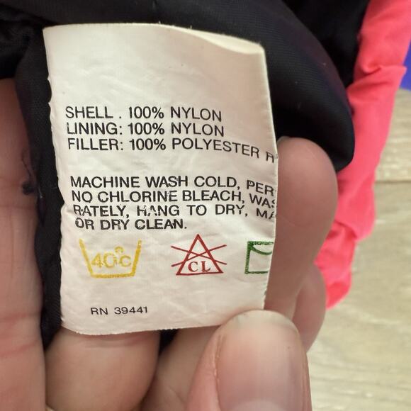 Vtg Pierson 80s Neon Purple Pink Ski Jacket Retro Pullover Windbreaker Coat Sz L - Picture 8 of 9